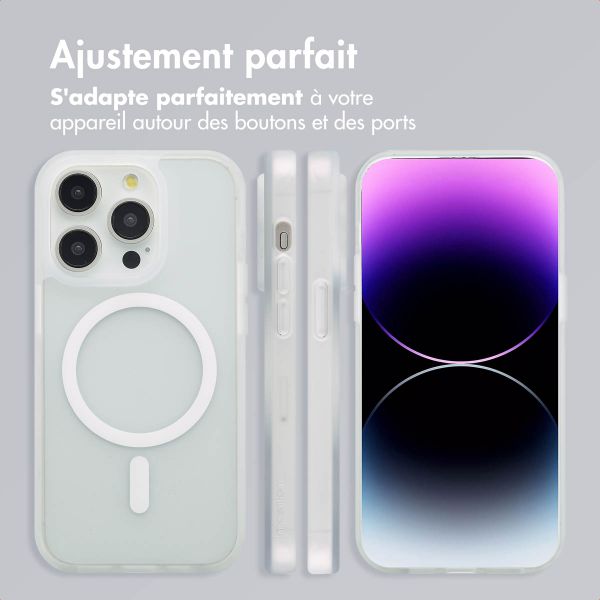 imoshion Coque Color Guard avec MagSafe Apple iPhone 14 Pro - Blanc