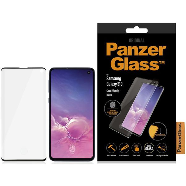 PanzerGlass Protection d'écran en verre trempé Case Friendly Samsung Galaxy S10