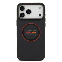 Red Bull Racing Coque en cuir PU maillé MagSafe Apple iPhone 17 Pro Max - Navy