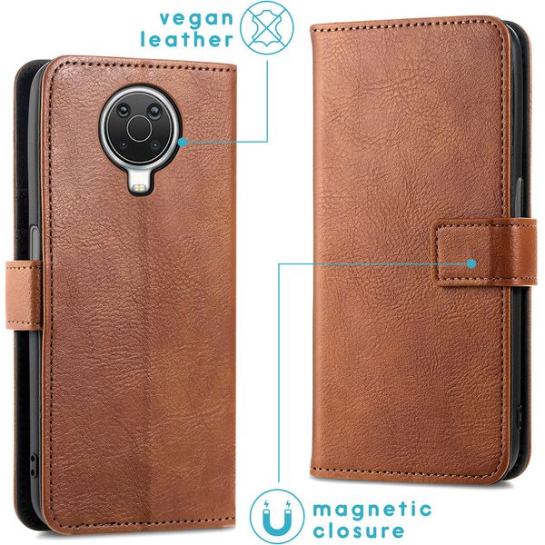 imoshion Étui de télephone portefeuille de luxe Nokia G10 / G20 - Marron