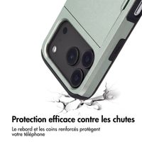 imoshion Coque arrière avec porte-cartes Apple iPhone 18 Pro / 17 Pro - Vert