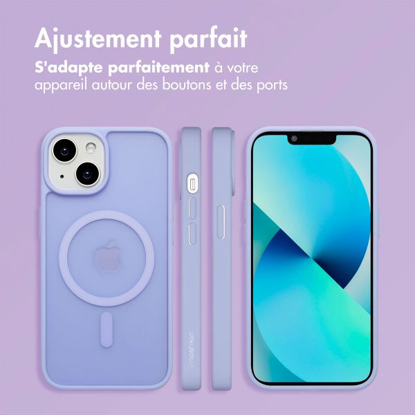imoshion Coque Color Guard avec MagSafe Apple iPhone 14 / 13 - Lilas