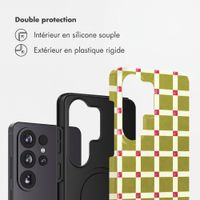Selencia Coque arrière Vivid Samsung Galaxy S26 Ultra - Check This Olive