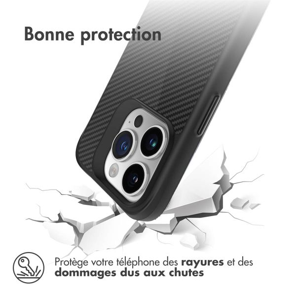 imoshion Rugged Hybrid Carbon Case Apple iPhone 15 Pro - Noir