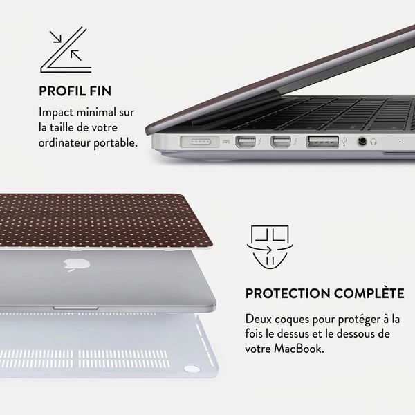 Burga Coque Rigide Apple MacBook Pro 14 pouces (2021 / 2023 M3 chip / 2024 M4 chip / 2025 M5 chip) - Sorry Busy