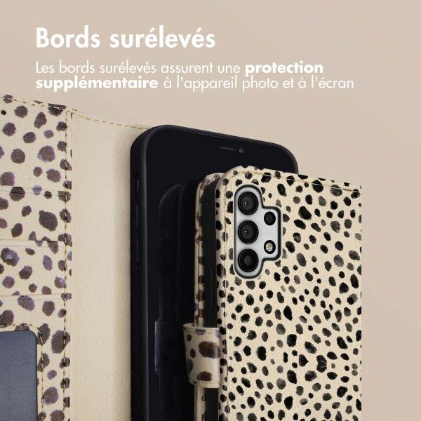 imoshion Étui de télephone portefeuille Design Samsung Galaxy A32 (5G) - Black And White Dots
