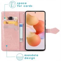 imoshion Etui de télephone Mandala Xiaomi 12 / 12X - Rose Doré