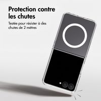 Accezz Coque arrière Xtreme Impact avec MagSafe Samsung Galaxy Z Flip 8 - Transparent