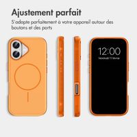 imoshion Coque arrière Color avec Thin MagSafe Ring Apple iPhone 17 - Orange