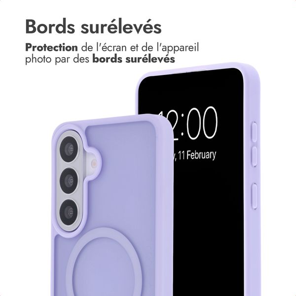 imoshion Coque Color Guard avec MagSafe Samsung Galaxy S26 FE / S25 FE - Lilas