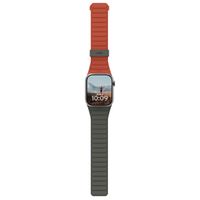 UAG Bracelet Pathfinder réversible en silicone Apple Watch | 44/45/46/49 mm - Olive/Rust