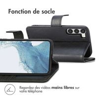 imoshion Étui de télephone portefeuille de luxe Samsung Galaxy S23 - Noir