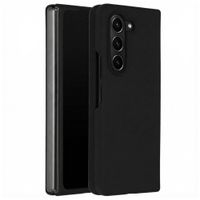 Accezz Coque Liquid Silicone Samsung Galaxy Z Fold 5 - Noir