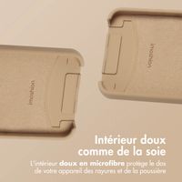 imoshion Coque arrière Color avec cordon amovible et MagSafe Samsung Galaxy S25 / S24 - Beige