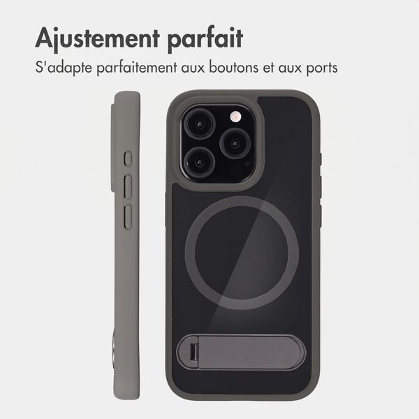 Accezz Coque arrière Hold avec MagSafe Apple iPhone 15 Pro - Grey