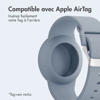 imoshion Bracelet AirTag pour enfants - Étui pour Apple AirTag - Taille unique - Grayish Blue