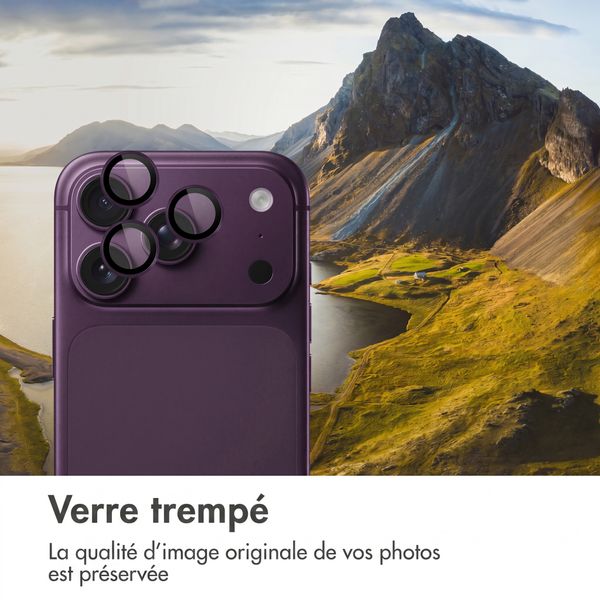 imoshion Lot de 2 protections d'objectif de caméra pour Apple iPhone 18 Pro / 18 Pro Max - Plum