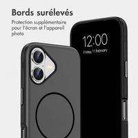 imoshion Coque arrière Color avec Thin MagSafe Ring Apple iPhone 17 - Noir