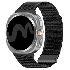 imoshion Bracelet magnétique milanais Samsung Galaxy Watch Ultra 2 (2026) / Ultra (2024/2025) - Noir