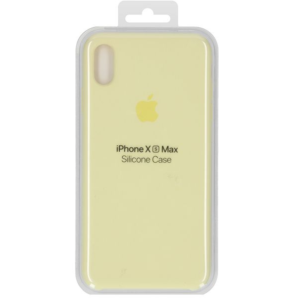 Apple Coque en silicone Apple iPhone Xs Max - Mellow Yellow