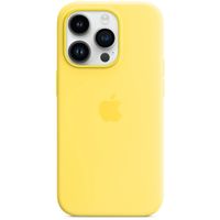 Apple Coque en silicone MagSafe Apple iPhone 14 Pro - Canary Yellow