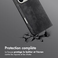 imoshion Étui de téléphone portefeuille Slim Oppo Find X9 Pro - Noir