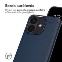 imoshion Coque Brushed Xiaomi Redmi Note 17 Pro - Bleu foncé