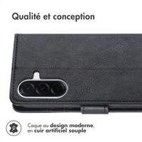 imoshion Étui de télephone portefeuille de luxe Samsung Galaxy A57 (5G) - Noir