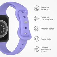 imoshion Bracelet slim en silicone Apple Watch | 44/45/46/49 mm - Lilas