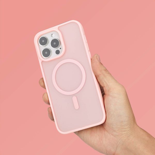 imoshion Coque Color Guard avec MagSafe Apple iPhone 14 Pro Max - Rose clair