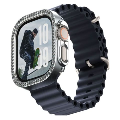 PanzerGlass Bling Bumper Apple Watch Ultra / Ultra 2 / Ultra 3 - 49 mm - Silver