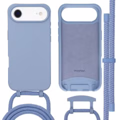 imoshion Coque arrière Color avec cordon amovible et MagSafe Apple iPhone Air - Ash Blue