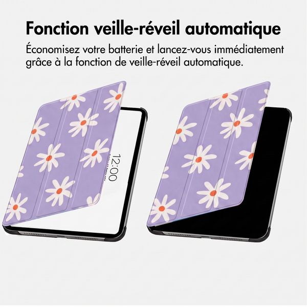 imoshion Coque tablette Design Trifold Samsung Galaxy Tab S11 - Flowers Distance