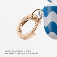 Selencia Coque Vivid  Apple AirPods Pro 2 - Wave Vibes Classic Blue