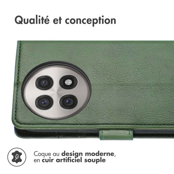 imoshion Étui de télephone portefeuille de luxe OnePlus 13R - Vert