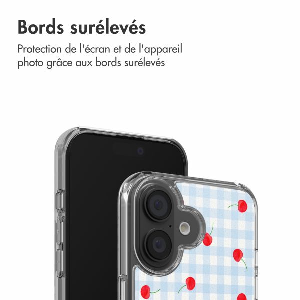 imoshion Coque Design Apple iPhone 16 - Cherry Check