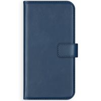 Selencia Étui portefeuille en cuir véritable Apple iPhone 12 Mini - Bleu