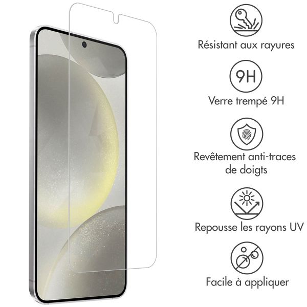 Accezz Protection d'écran en verre trempé Samsung Galaxy S25 / S24