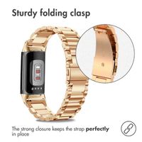 imoshion Bracelet en acier Fitbit Charge 5 - Rose Doré