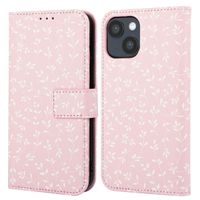 imoshion Étui de télephone portefeuille Design Apple iPhone 14 - Pink Bazaar Flowers