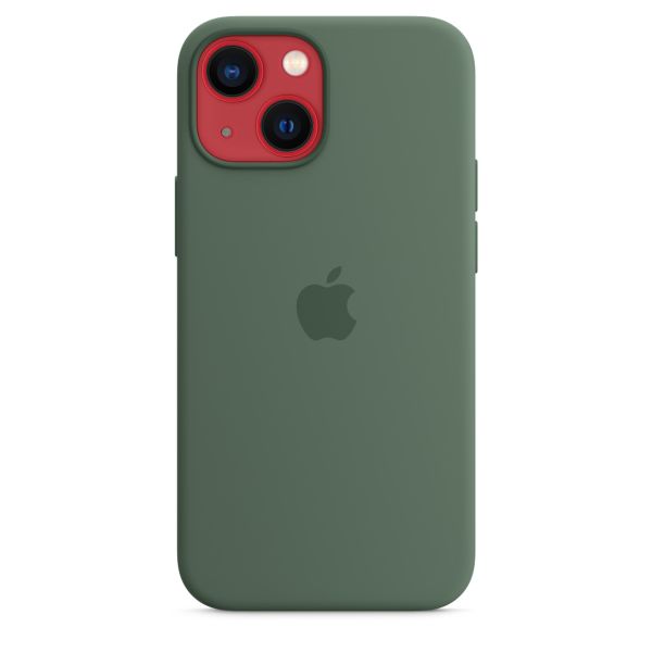 Apple Coque en silicone MagSafe Apple iPhone 13 Mini - Eucalyptus