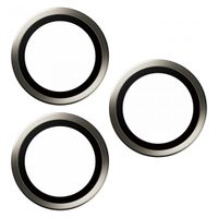 PanzerGlass Protection Caméra Hoops Optic Rings Apple iPhone 15 Pro / 15 Pro Max - Natural Metal