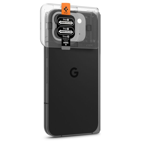 Spigen Optik Pro EZ Fit Lens Protector - Protection d'objectif de caméra (lot de 2) Google Pixel 9 Pro Fold