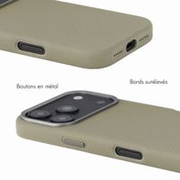 Accezz Coque arrière Mesh avec MagSafe Apple iPhone 17 Pro - Gris foncé