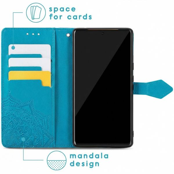 imoshion Etui de télephone Mandala Google Pixel 6 Pro - Turquoise