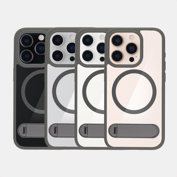 Accezz Coque arrière Hold avec MagSafe Apple iPhone 16 Pro - Grey