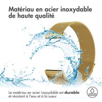 imoshion Bracelet magnétique milanais Fitbit Versa 3 - Taille S - Doré