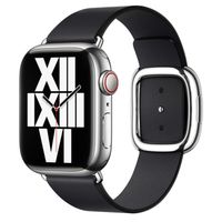 Apple Bracelet Leather Band Modern Buckle Apple Watch | 38/40/41/42 mm - Taille L - Midnight