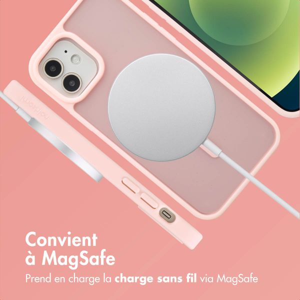 imoshion Coque Color Guard avec MagSafe Apple iPhone 12 (Pro) - Rose clair