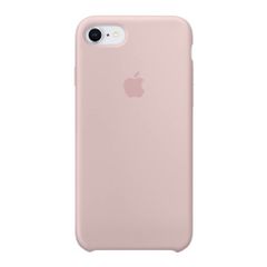 Apple Coque en silicone Apple iPhone SE (2022 / 2020) / 8 / 7 - Pink Sand